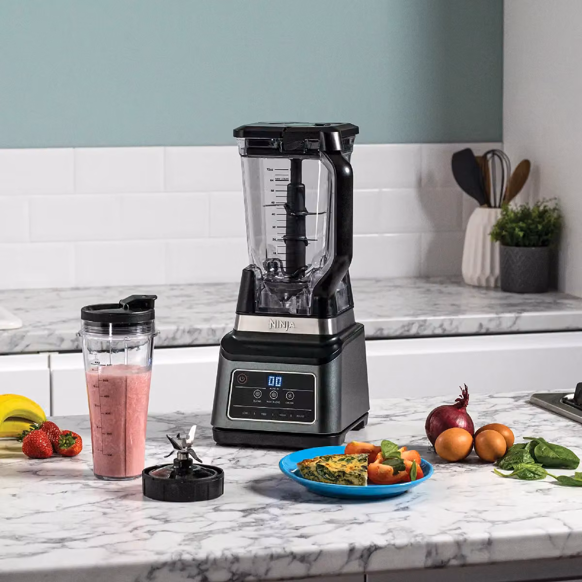 Ninja 2-in-1 Blender and Smoothie Maker BN750UK in Grey – 8