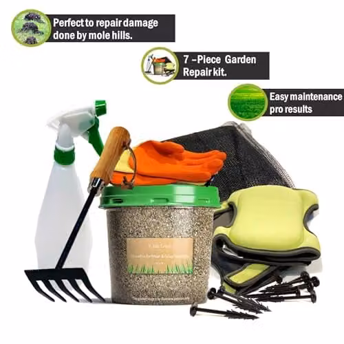 PDL Pegdev 7-Piece Garden Repair Kit in Green and Multicolour – 2