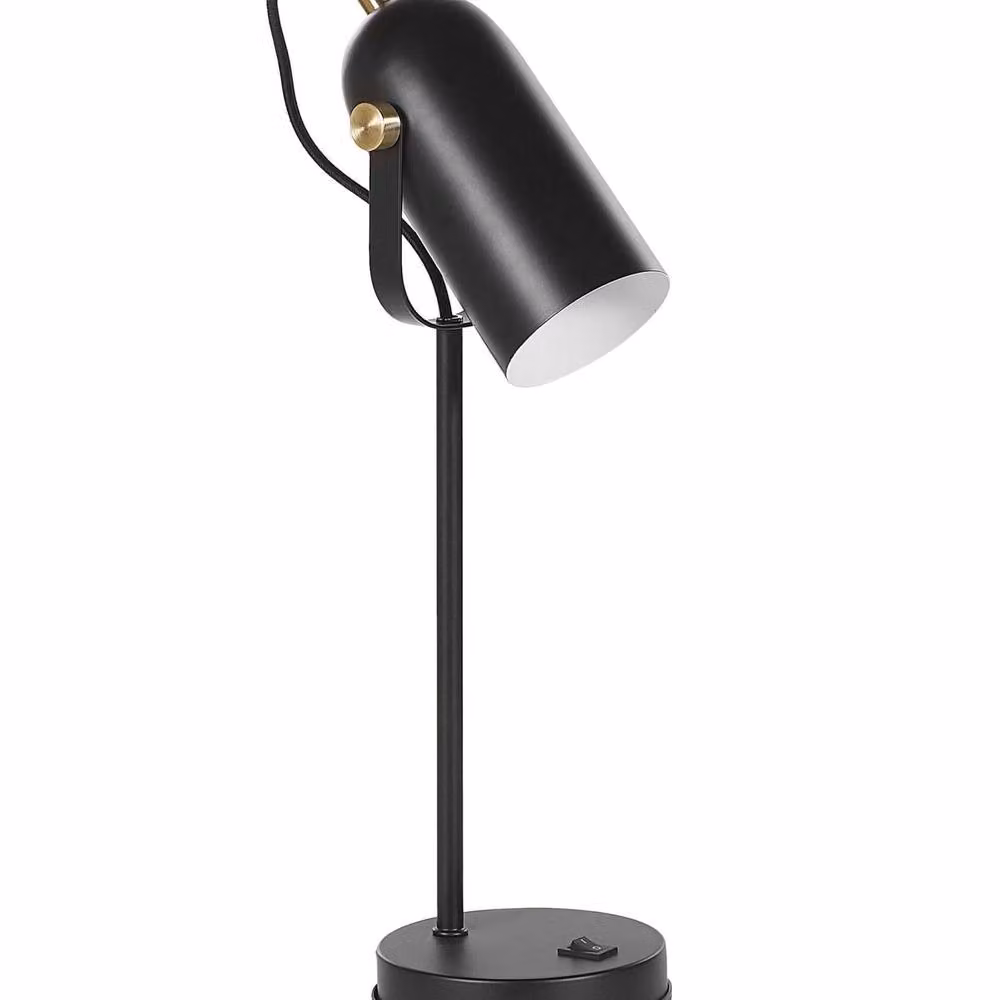 Wyld and Coco Black Industrial Adjustable Desk Lamp, Height: 48 cm – 2