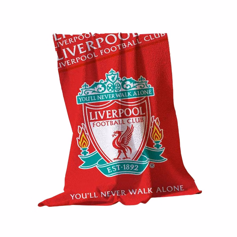 Liverpool FC Red Cotton Crest Towel, W: 75 cm x H: 150 cm – 3