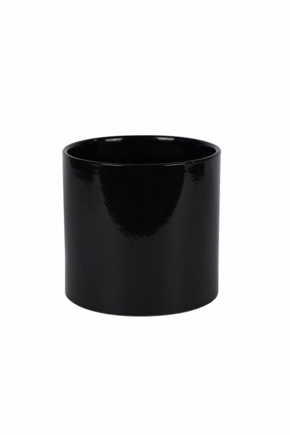 KDMD Hortus Sofia Round Ceramic Tabletop Pot, Black, Diameter: 16 cm – 2
