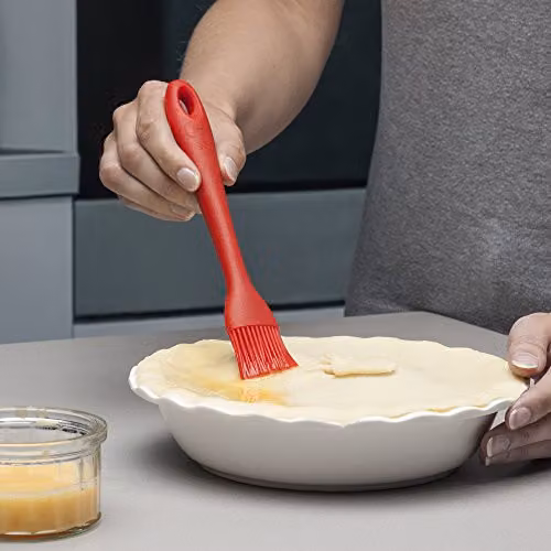 Zeal Red Silicone Pastry Brush, Heat-Resistant and Non-Stick, Dishwasher Safe – 2