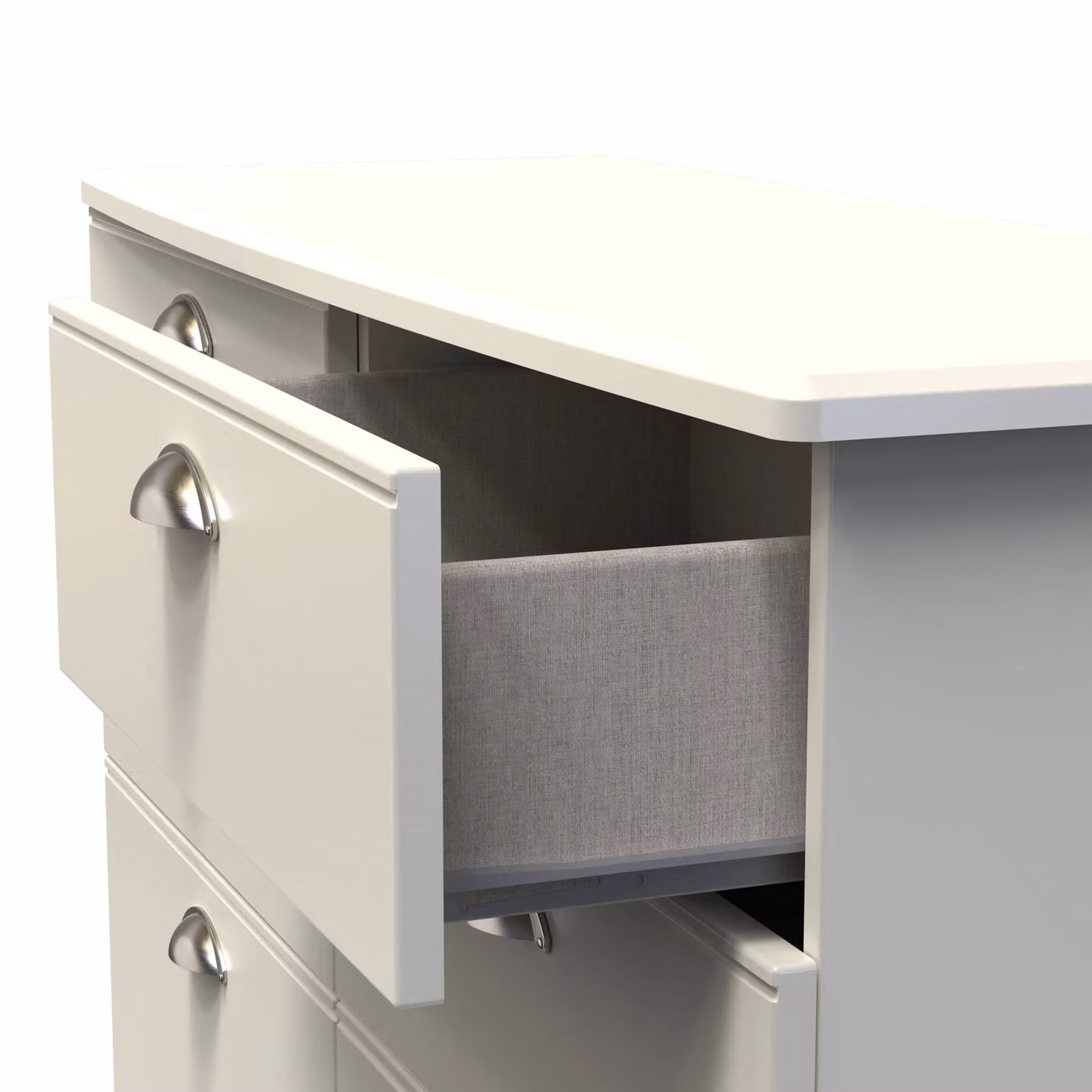 Ready Assembled 2 U Albert 6 Drawer Wide Chest in Cream – 3
