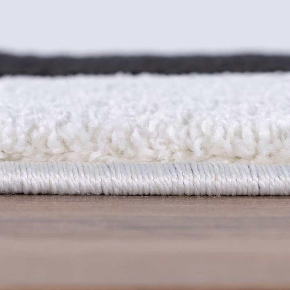 THE RUGS Joli Geometric Soft and Dense Pile Living Room and Bedroom Rug in Black, W: 160 cm, D: 230 cm – 3