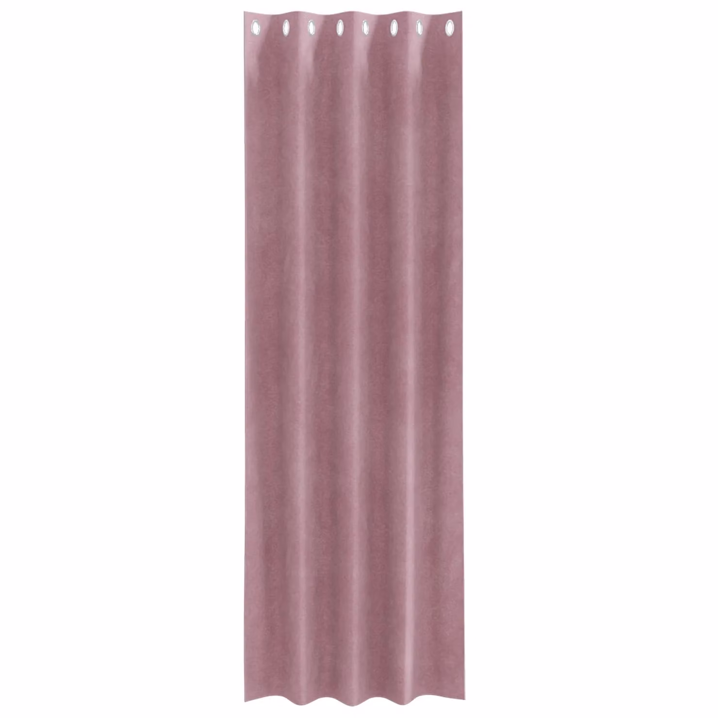 Berkfield Home Pink Velvet Blackout Eyelet Curtains, 2 Pack, W: 140 cm, H: 245 cm – 2