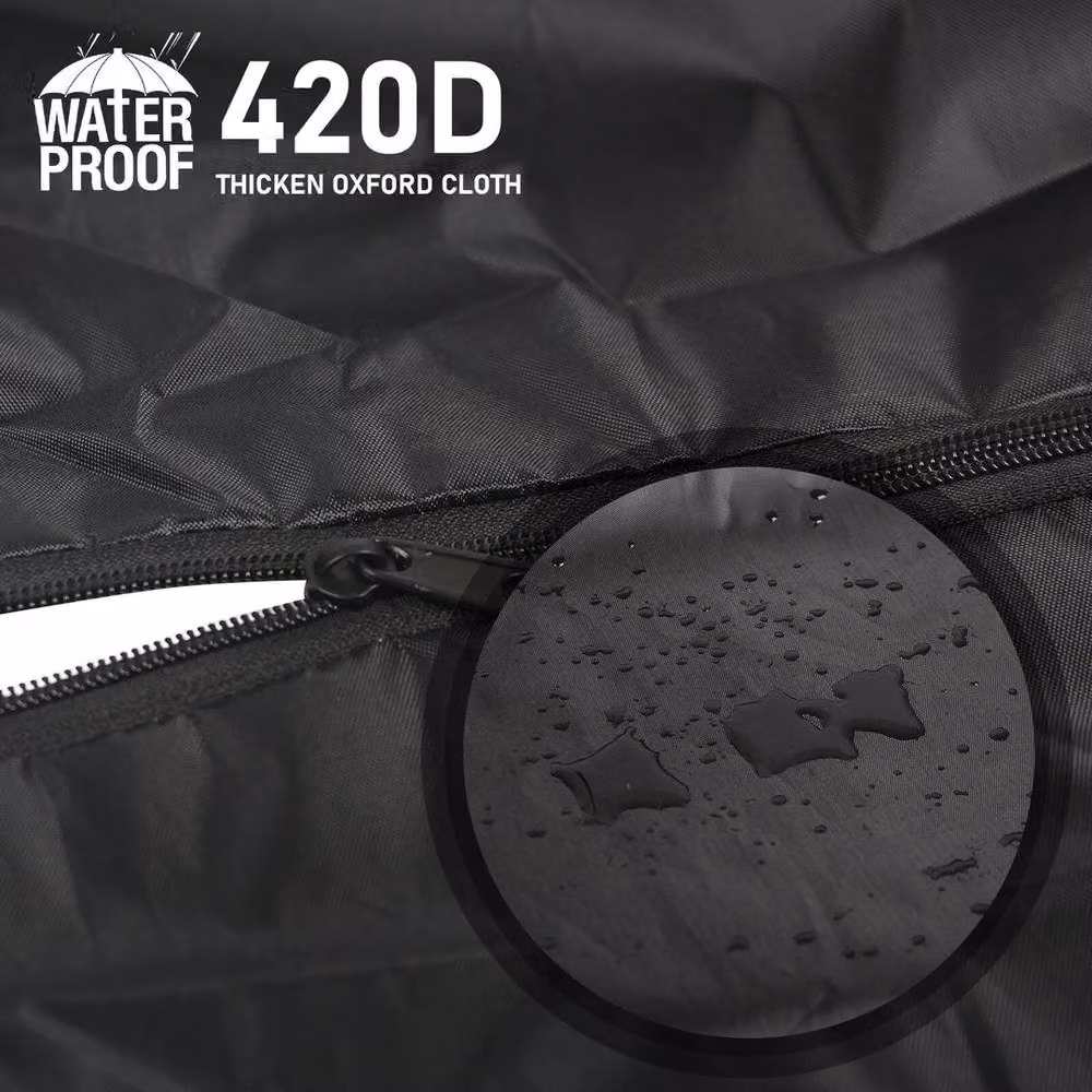 FLAVORA UV Resistant Protective Cover for 1000L, Black, W/D: 100 x 100 cm – 4
