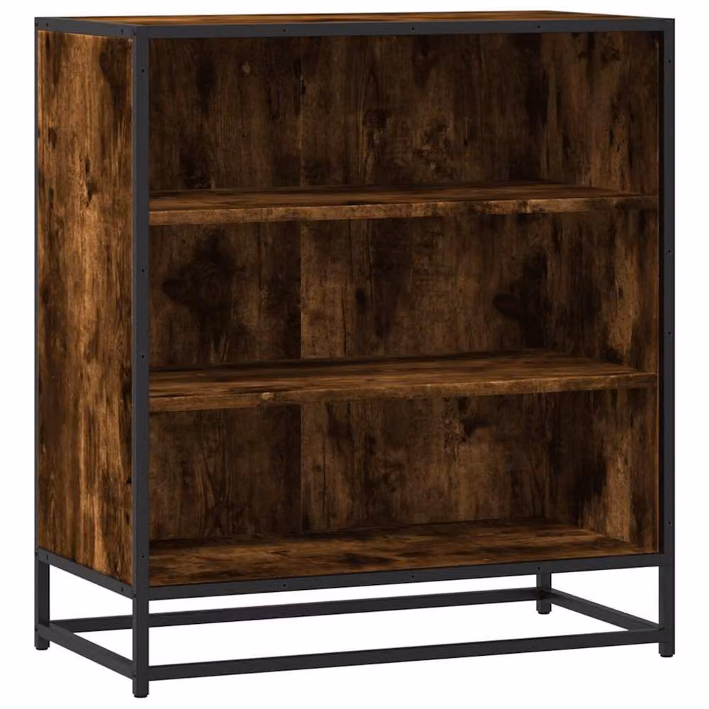 Berkfield Home Smoked Oak Sideboard in Brown, W/D/H: 68 x 35 x 76 cm – 3