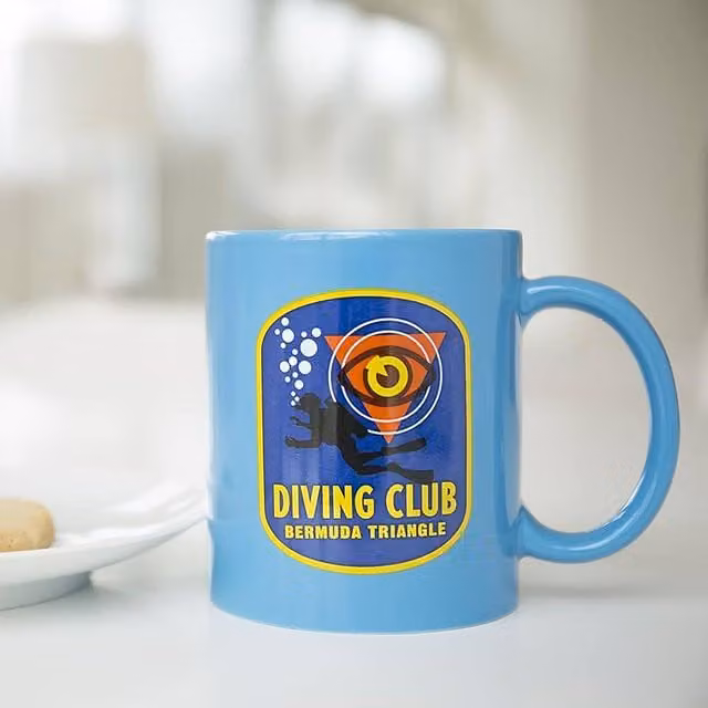 Simpa Bermuda Triangle Diving Club Mug in Blue – 1