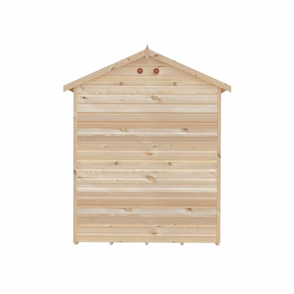 Shires Mayfield 16 x 6 Wood Summerhouse in Light Brown, W: 476 cm, D: 179 cm, H: 240.9 cm – 2