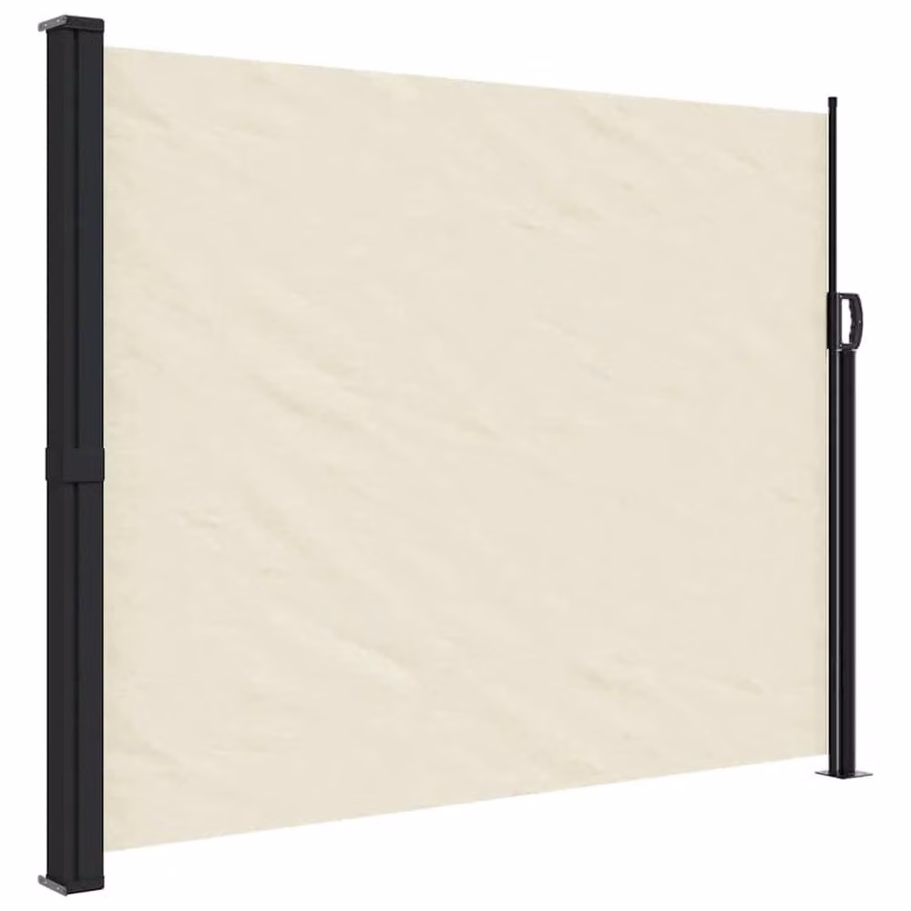 Berkfield Home Retractable Side Awning in Beige, Wall-Mounted Polyester, H 160 cm x W 600 cm – 2