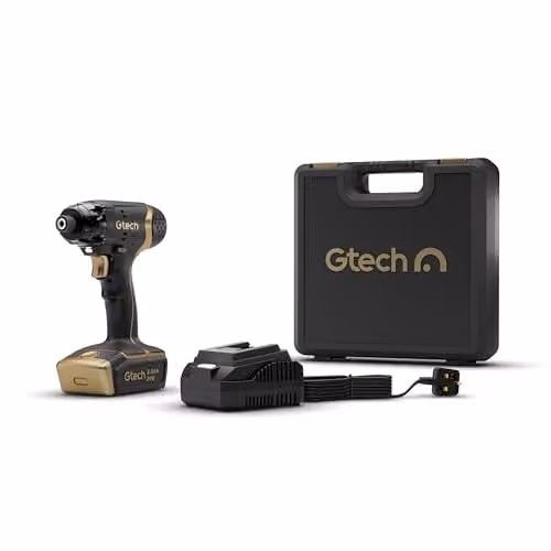 Gtech Impact Driver in Black and Gold with Rechargeable Battery – 7