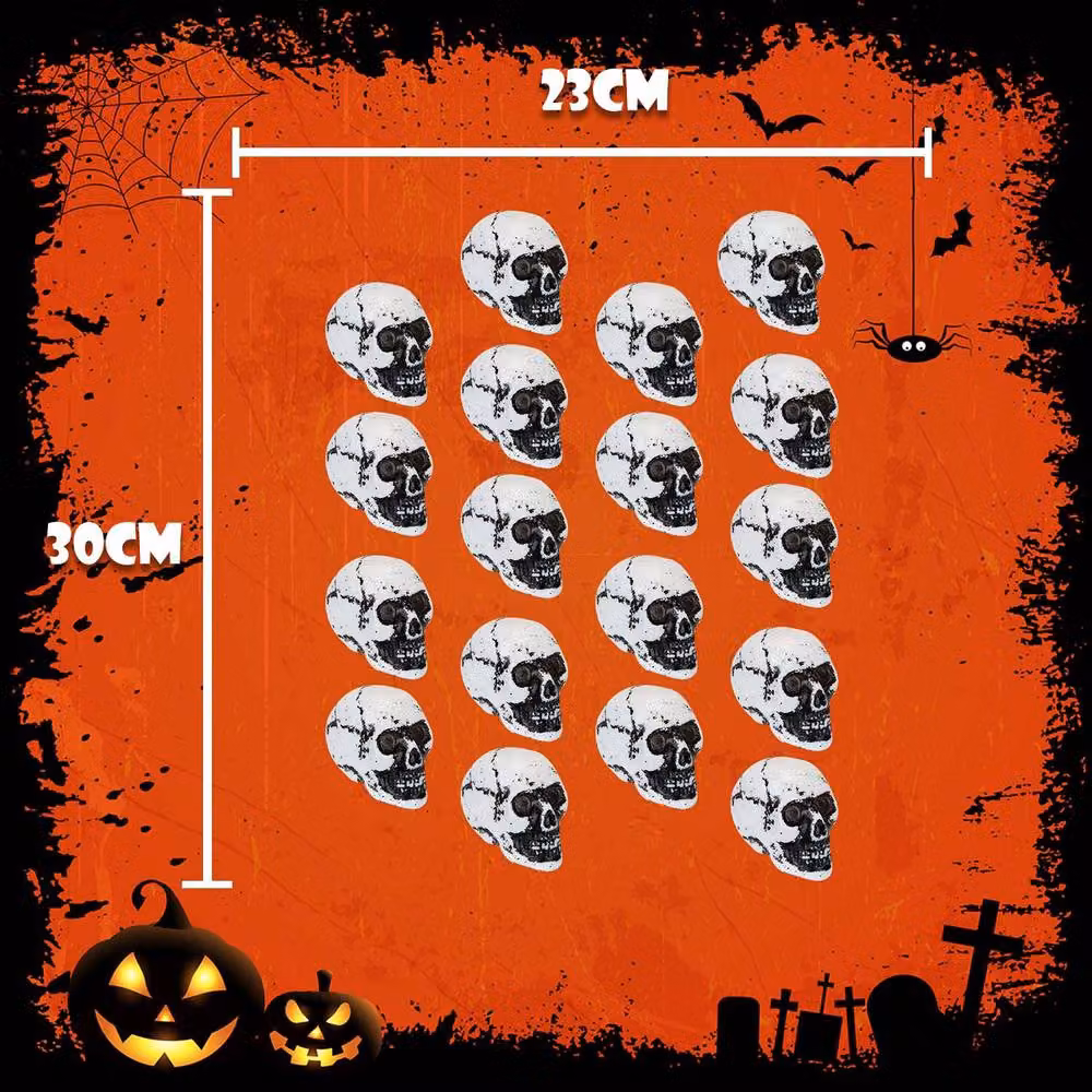VFM e-Store Halloween White Animal Skull Paper Decorations, 18 Pack – 2