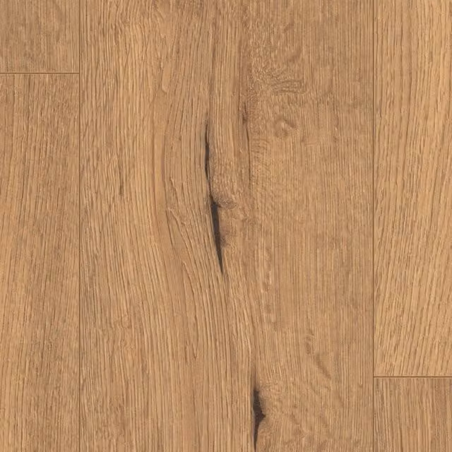 Vinyl Flooring UK NK33 Wood Look Rustic Laminate Flooring, Brown and Beige, 7mm Thickness, 10 Planks, Covers 2.494sqm