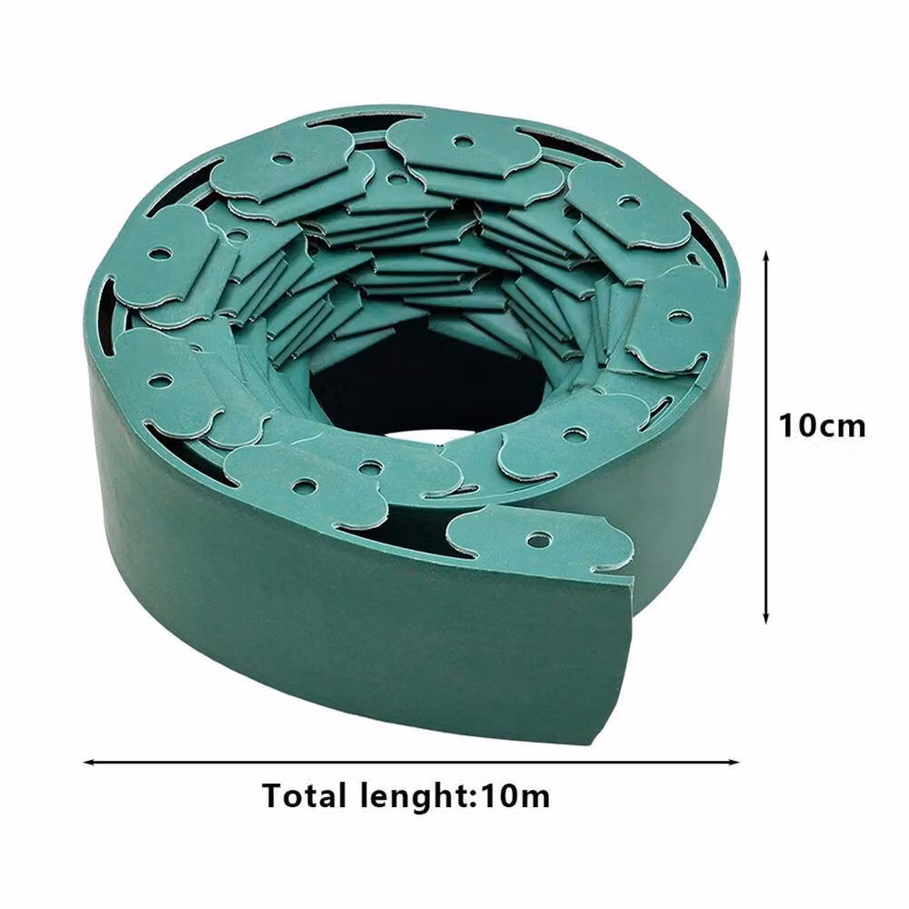 FLAVORA Green Plastic Grass Lawn Path Edge Pathway – 2