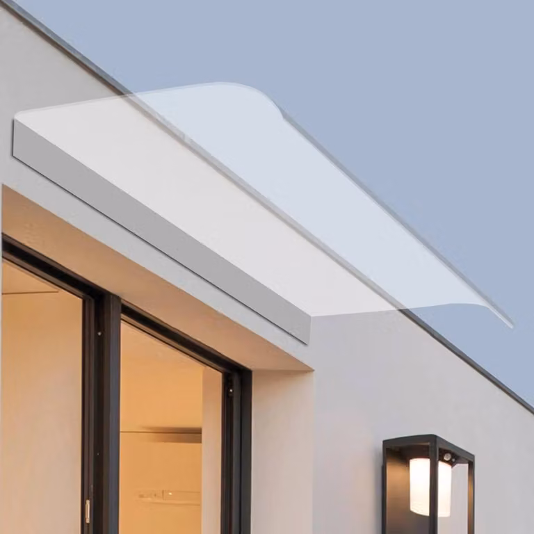 NESTLUNE DIY Transparent Polycarbonate Outdoor Window Awning