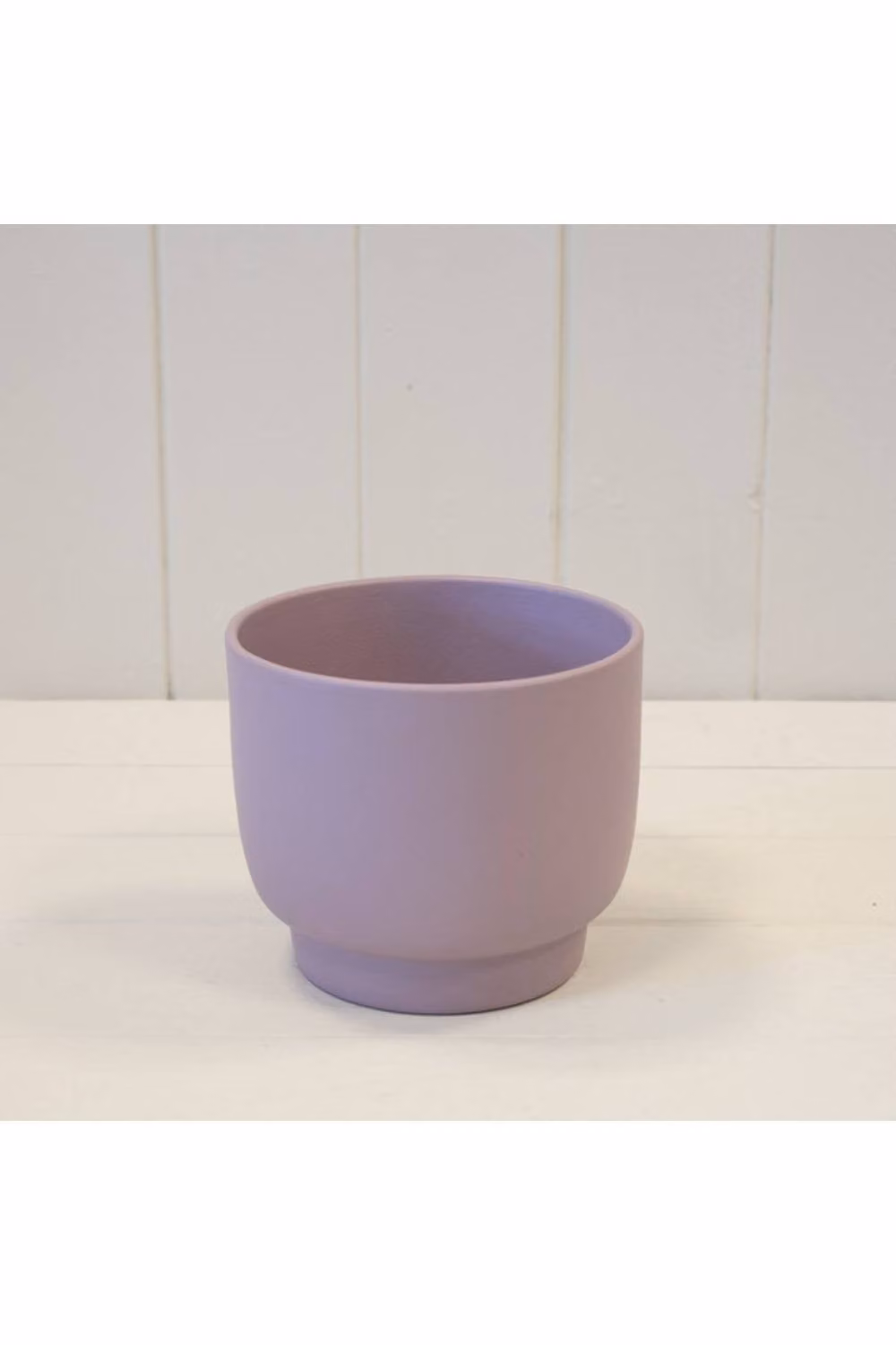 KDMD Matt Lavender Footed Griebling Ceramic Pot in Purple – 2