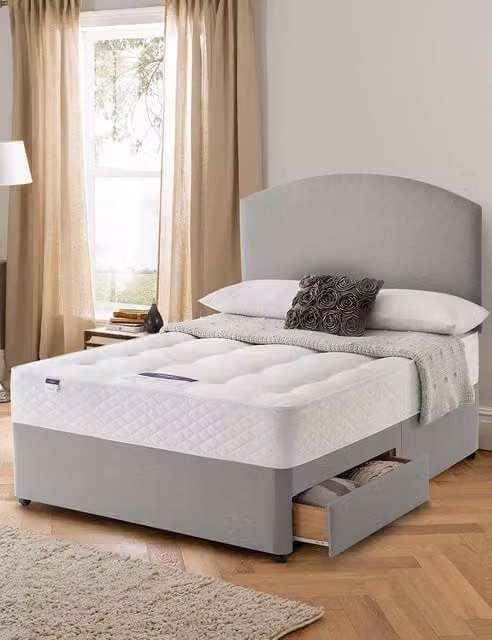 Silentnight Comfort Miracoil Extra Firm Bonnell Spring Mattress, White, W: 180 cm, D: 200 cm