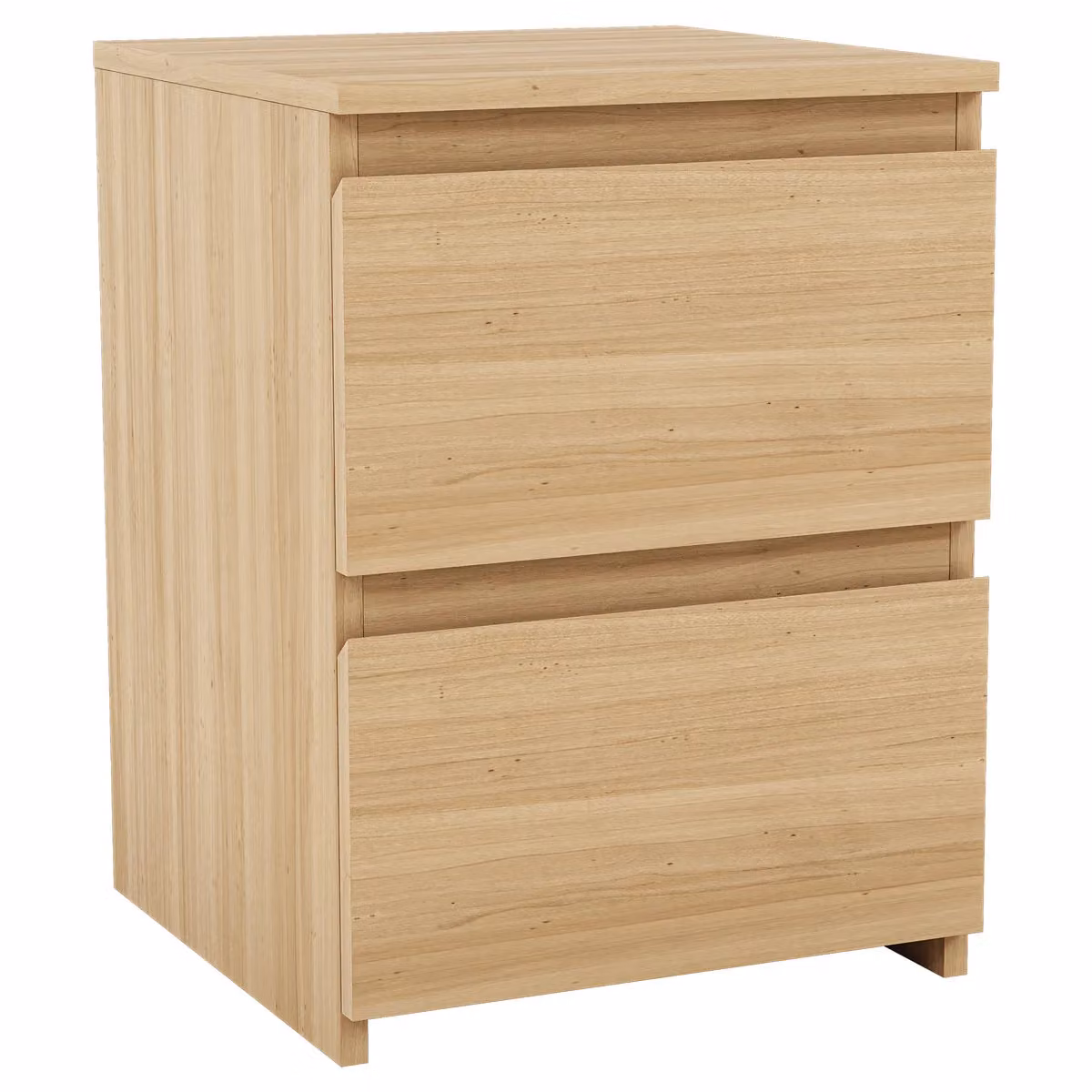 Vida Designs Denver 2 Drawer Bedside Cabinet in Brown – 2