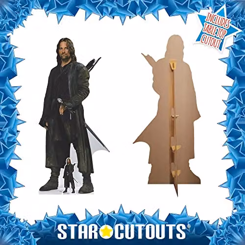 Star Cutouts SC4130 Aragorn Lord of the Rings Lifesize Cardboard Cutout, Height: 192 cm – 5