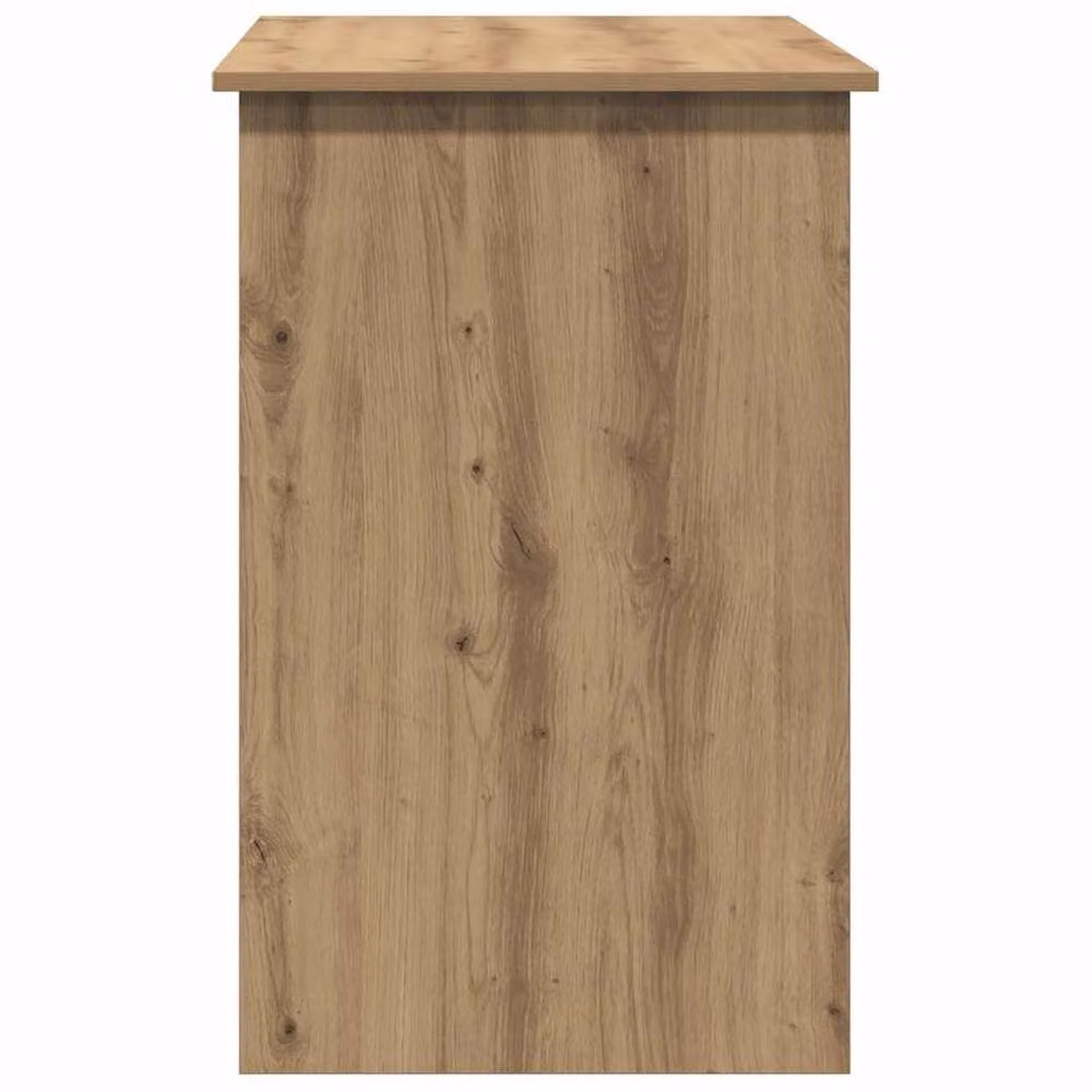 Berkfield Home Modern Artisan Oak Writing Desk in Brown, W/D/H: 100 x 50 x 76 cm – 4