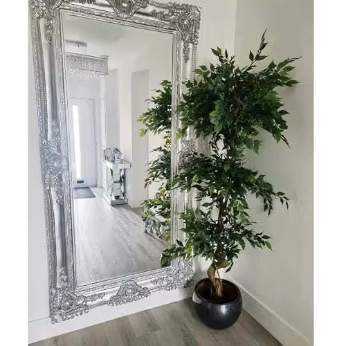 Leaf Realistic Artificial Green Twisted Fruticosa Ficus Tree, Height: 180 cm – 3