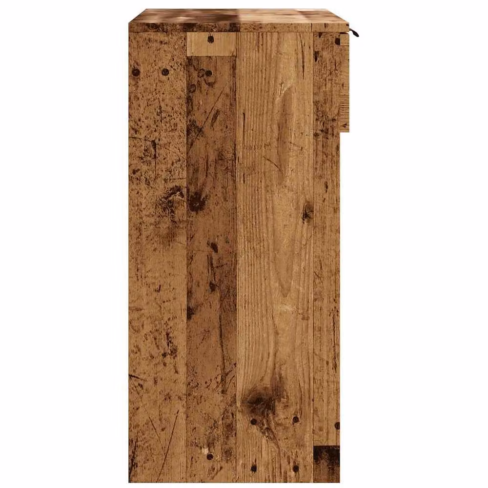 Berkfield Home Rustic Old Wood Console Table, Brown, W/D/H: 90 x 36 x 75 cm – 4