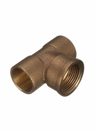 Primaflow Brass Endfeed Female Iron Centre Tee 1/2 inch – 2