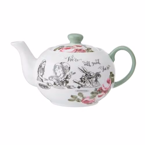 Mikasa Bone China Mini Teapot, 400ml, Blue and White