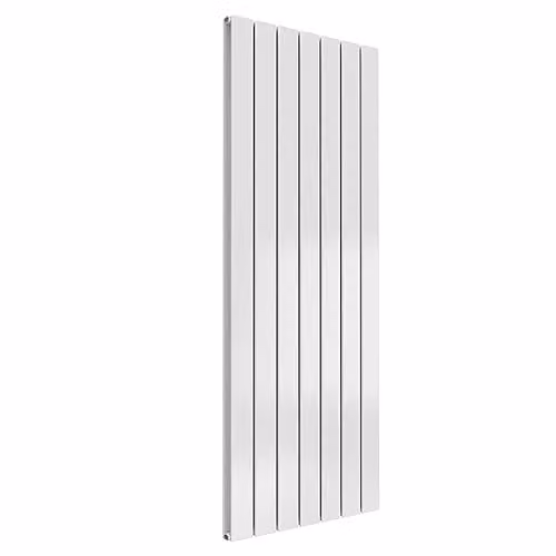 Reina White Steel Single Panel Vertical Designer Radiator H x W: 180.0 x 51.4 cm – 1