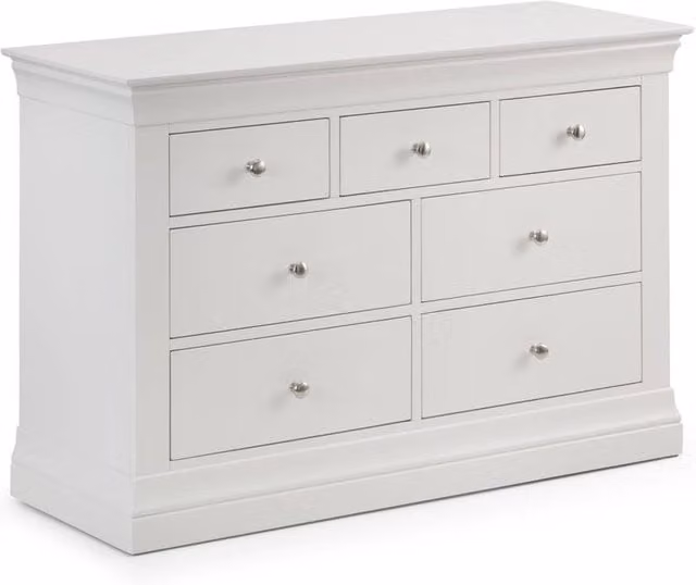 Cheshire Premium Ardena 4 + 3 Drawer Chest in White – 1