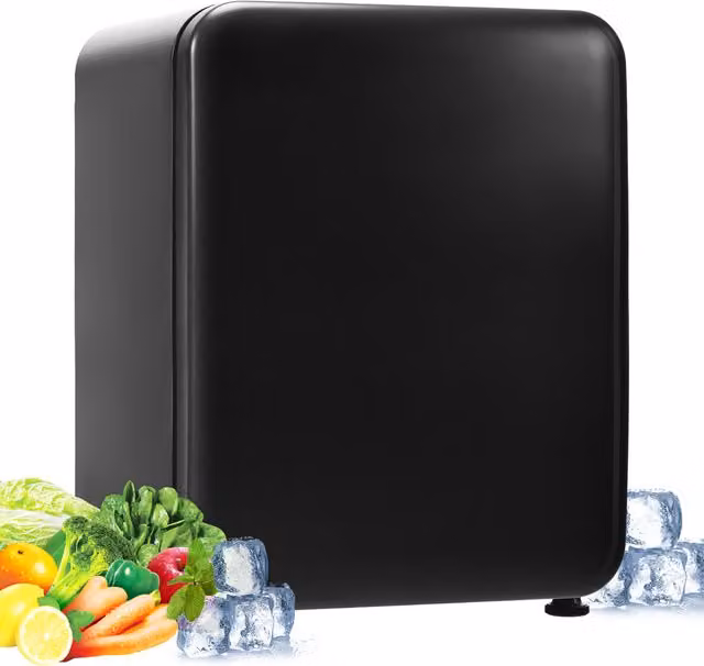 Costway 68L Compact Mini Fridge with Compressor, Black