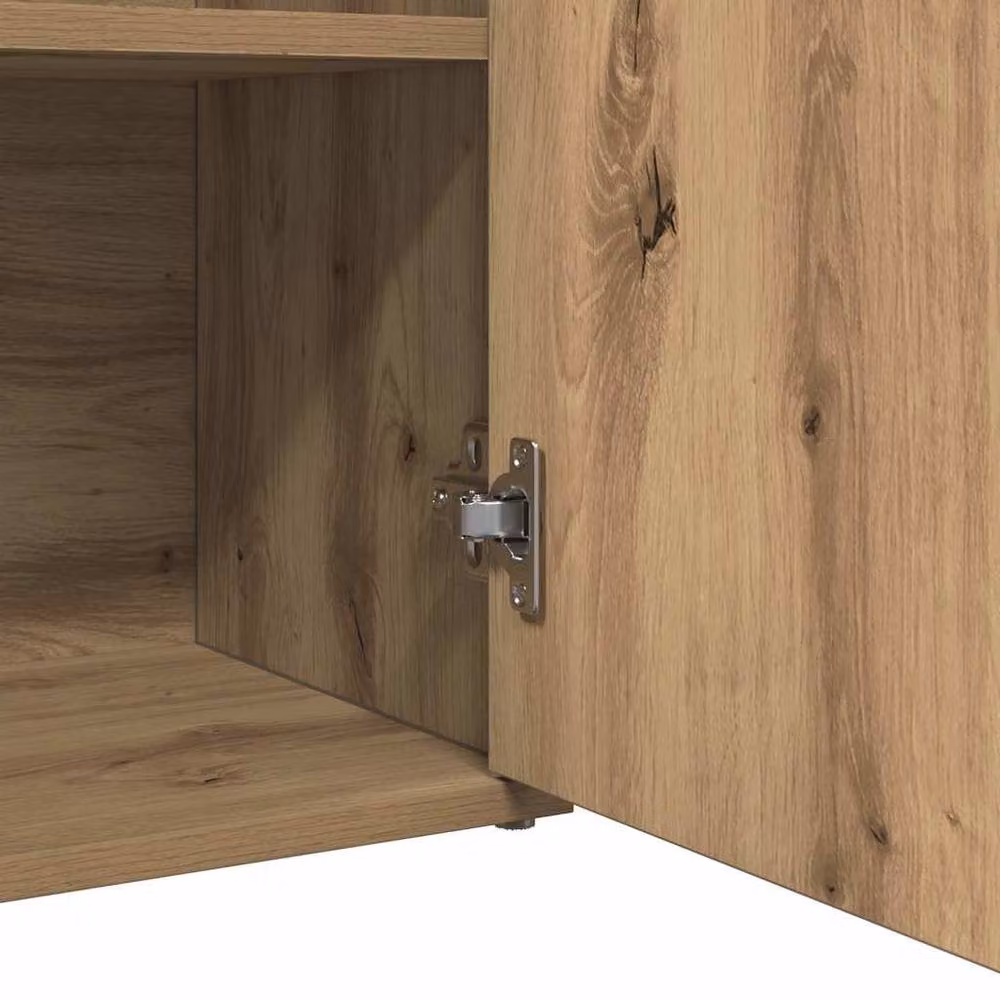 Berkfield Home Artisan Oak Sideboard in Brown, W/D/H: 60 x 30 x 75 cm – 5