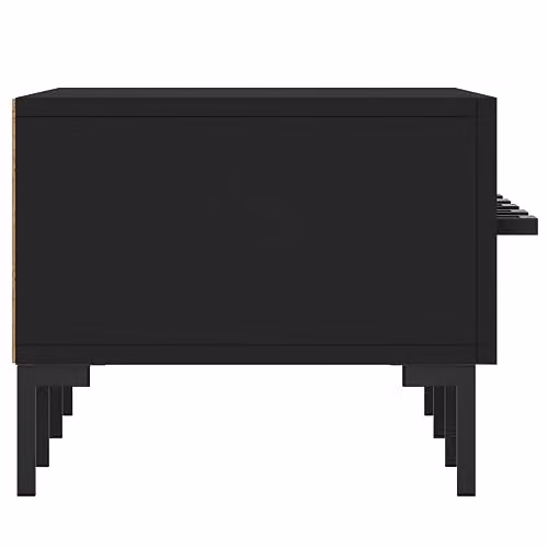 vidaXL Modern Black TV Cabinet in MDF and Metal, W: 150 cm, D: 36 cm, H: 30 cm – 3