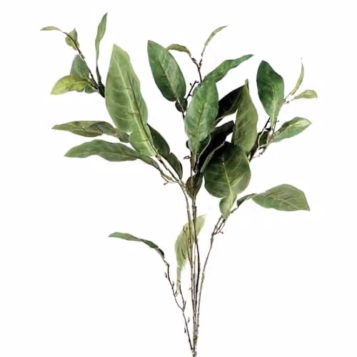 Leaf Green Artificial Ficus Foliage Stem, Height: 90 cm