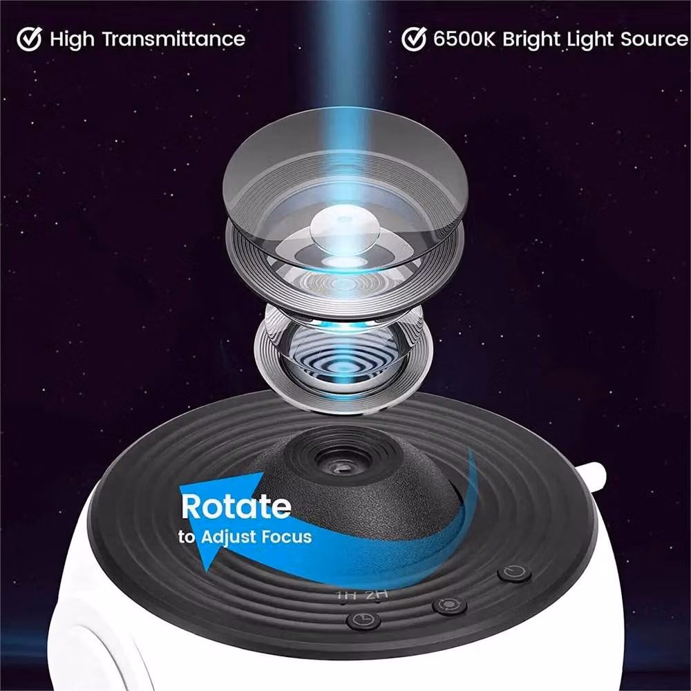 Nordara Planetarium Starry Sky Projector Night Light in White – 4