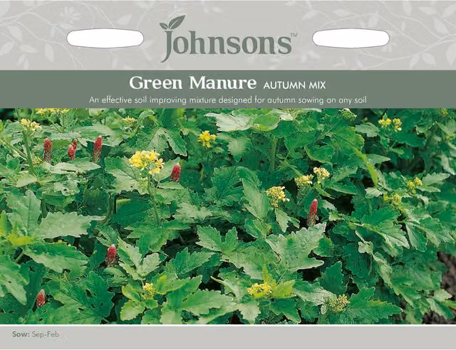 Johnsons Green Manure Autumn Mix Flower Seeds