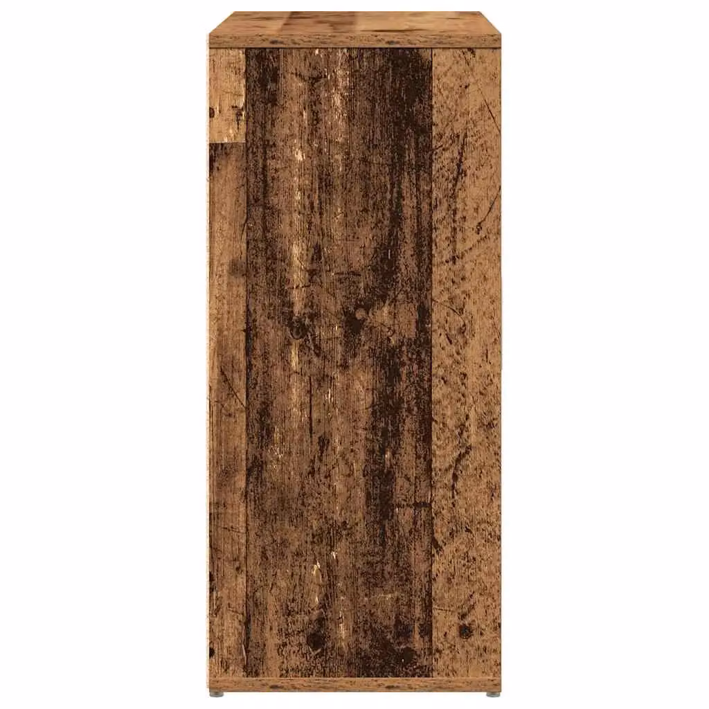 Berkfield Home Rustic Old Wood Sideboard in Brown, W/D/H: 60 x 31 x 70 cm – 3
