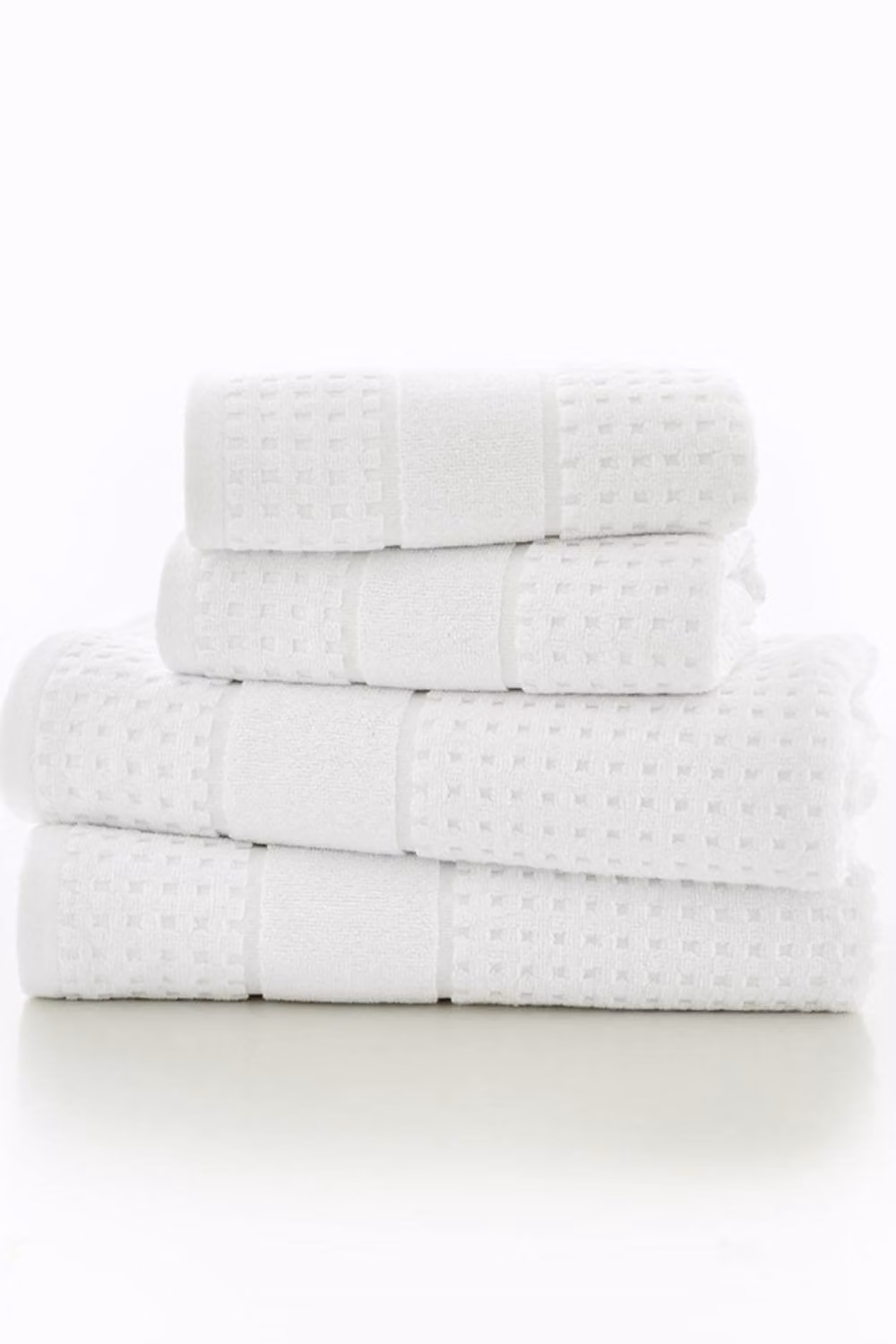 Deyongs Mosley White Waffle Pique 100% Cotton Towel – 2