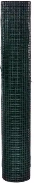 Berkfield Home Green Galvanised Steel Chicken Wire Fence with PVC Coating, 10 x 1 m – 1