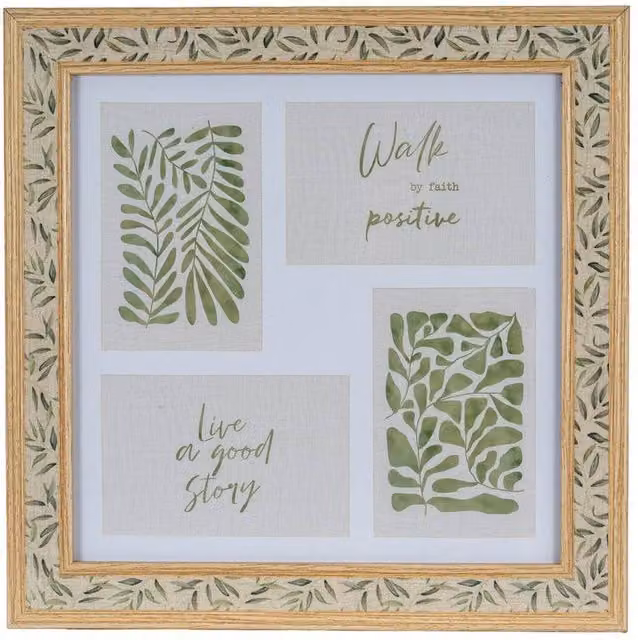 Lemon Pavilion Furniture and Decor Tundra Photo Multiframe in Brown Wood – 1