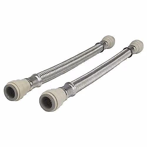 Speedfit FLX17 Silver Flexible Hose, Bag of 10, W/D/H: 1.5 x 1.5 x 30 cm