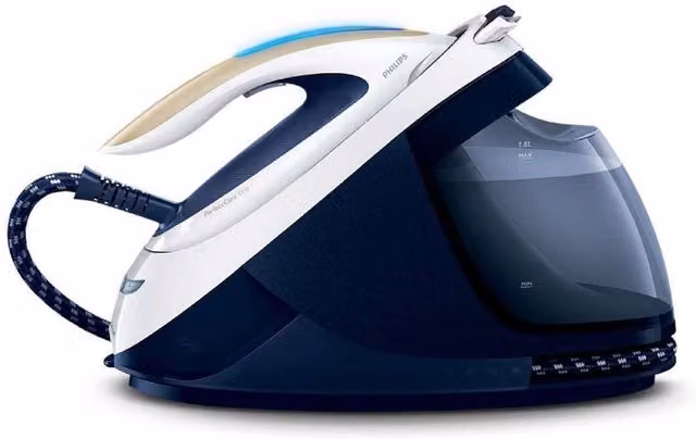 Philips PerfectCare Elite Steam Generator Iron GC9630/20, Blue with Ceramic Soleplate and Auto Shut-off