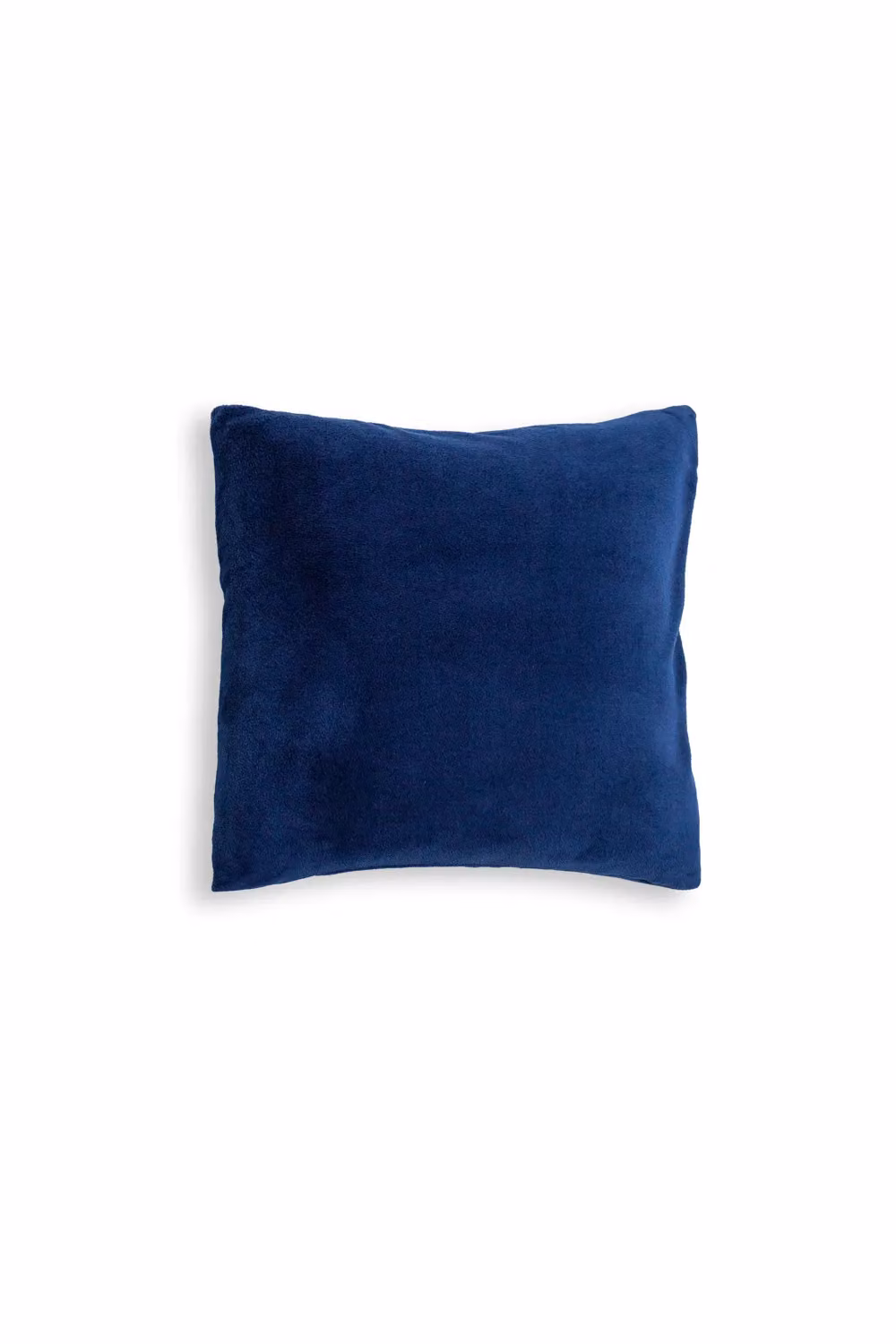 BHS Blue Microfleece Square Cushion, W/D/H: 45 x 45 x 45 cm – 2