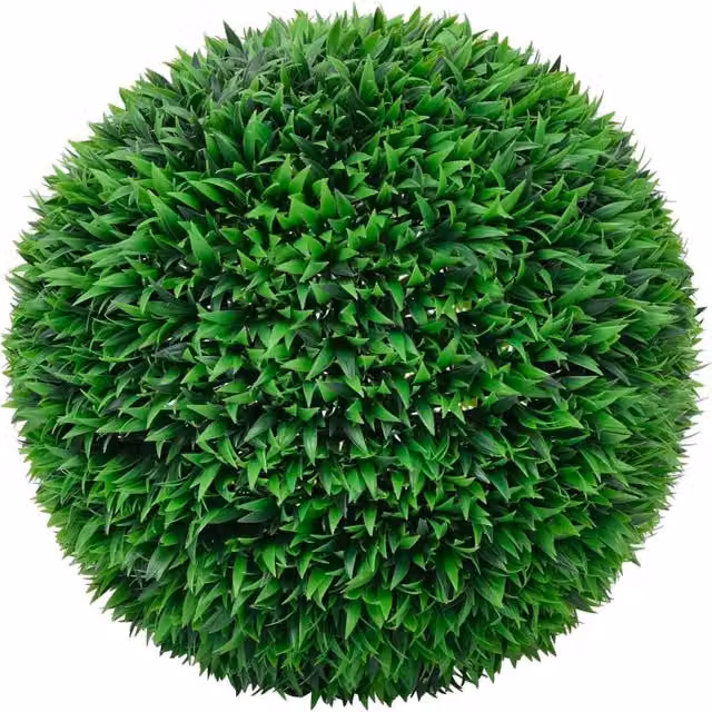 Berkfield Home Artificial Green Boxwood Balls, 2 Pack, Diameter: 55 cm – 1