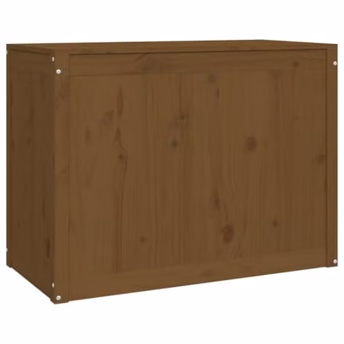 Outsunny Brown Wood Storage Unit W: 88.5 cm, D: 44 cm, H: 66 cm – 5