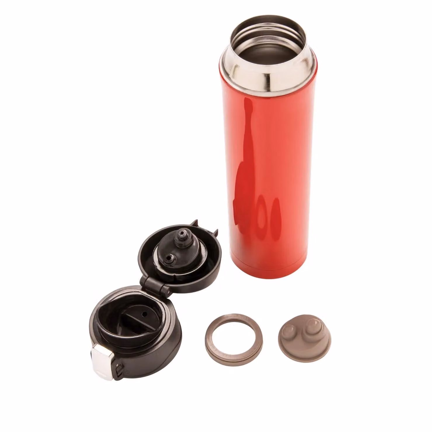 XD Design Red Stainless Steel Vacuum Insulated Leakproof Flask, 450 ml – 2