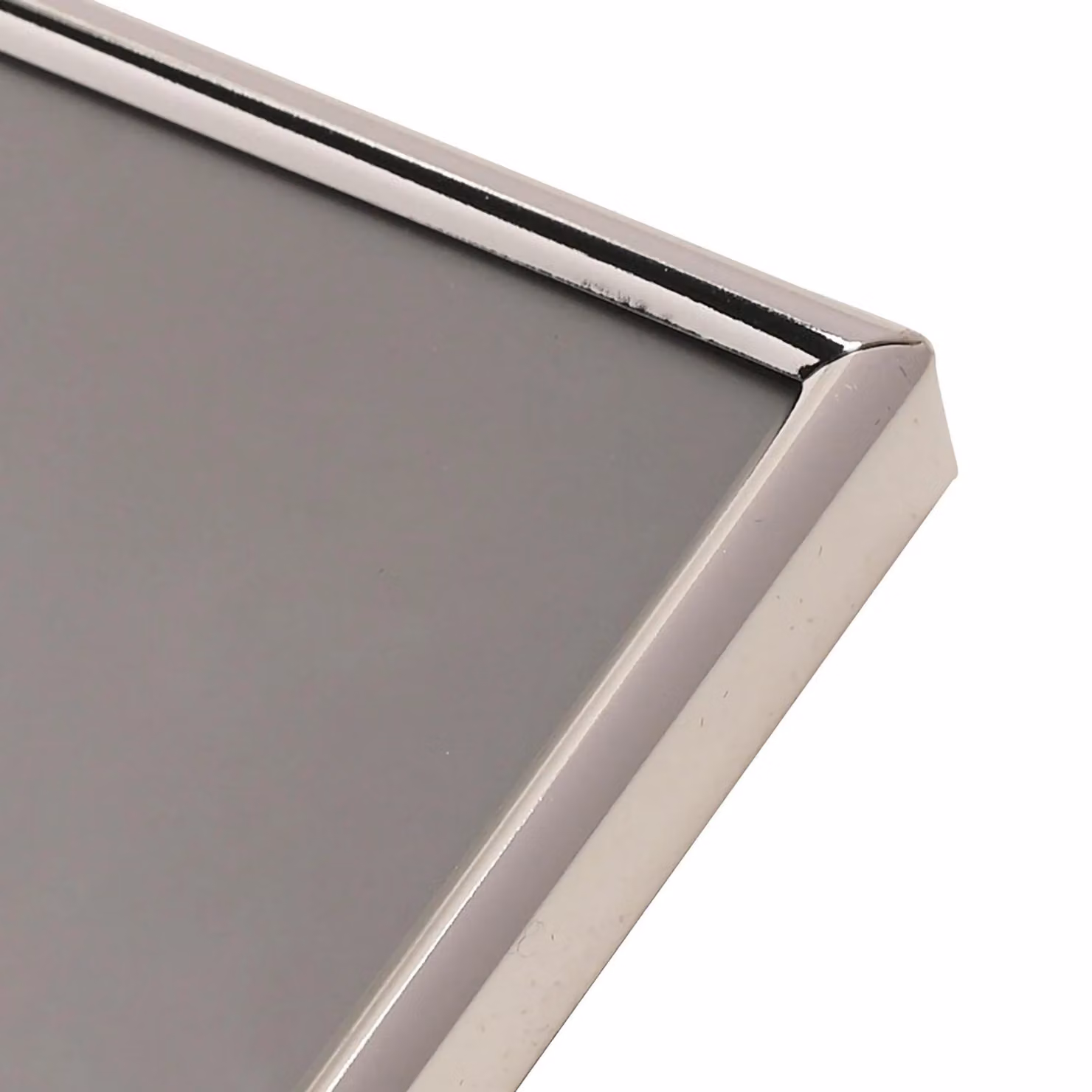 IMPRESSIONS Silverplated Rectangular Minimalist Single Photo Frame in Metallic Silver – 3