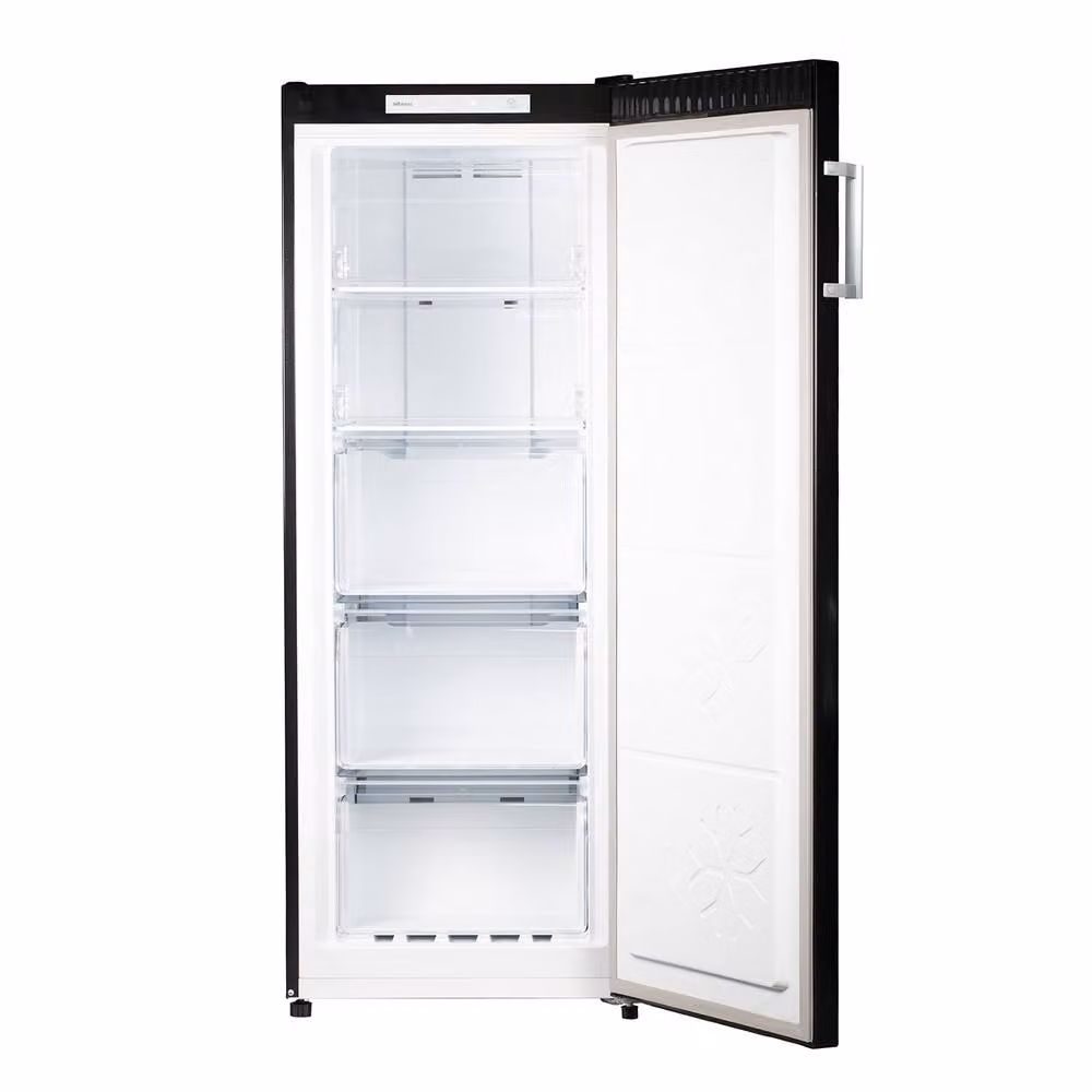 Willow 166L Total No Frost Freestanding Upright Freezer, Black – 3