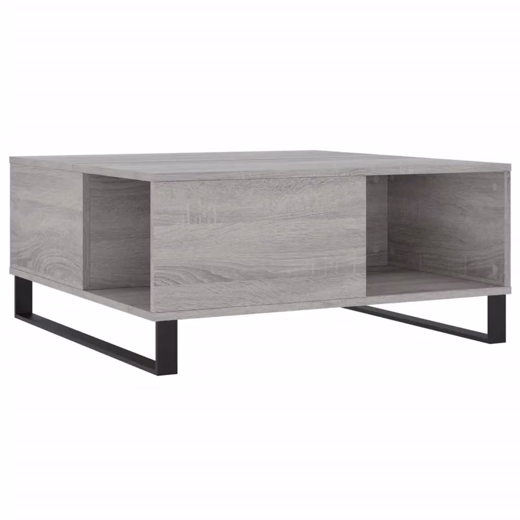 Berkfield Home Grey Sonoma Coffee Table, W: 80 cm, D: 80 cm, H: 36.5 cm – 2