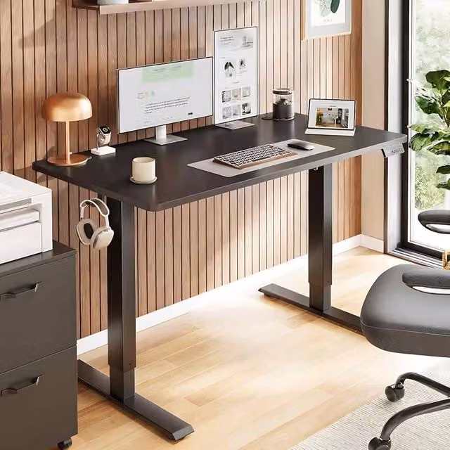 The Bazaarist Electric Height Adjustable Standing Desk with Memory Function in Black – 1
